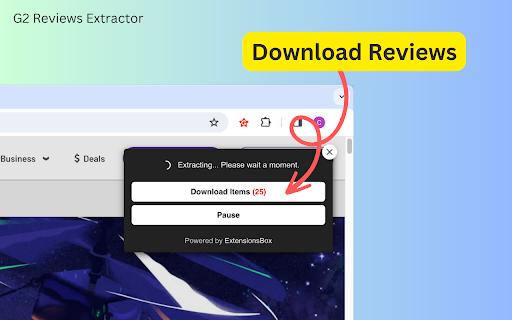G2 Review Data Extraction Tool screenshot 3