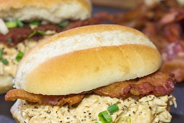 Slow Cooker Crack Chicken Sandwiches