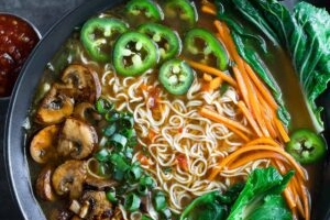 Mushroom Ramen Soup