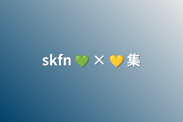 skfn   💚  ×  💛 集