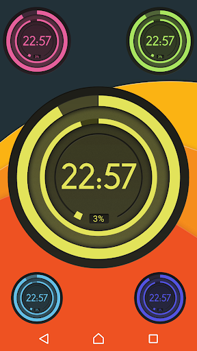 Digital Circles Zooper Widget