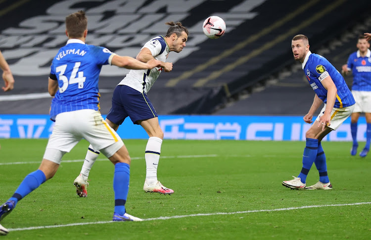 Gareth Bale heads in the winning strike for his first goal for Tottenham since his return to London.