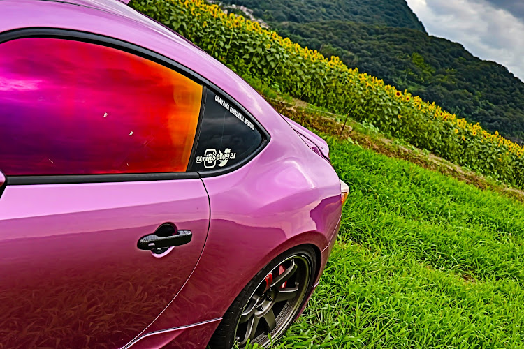 86のひまわり・86 TRD・ピンク86・86BRZ乗りと繋がりたい・ひまわりと愛車に関するカスタム事例の投稿画像2枚目