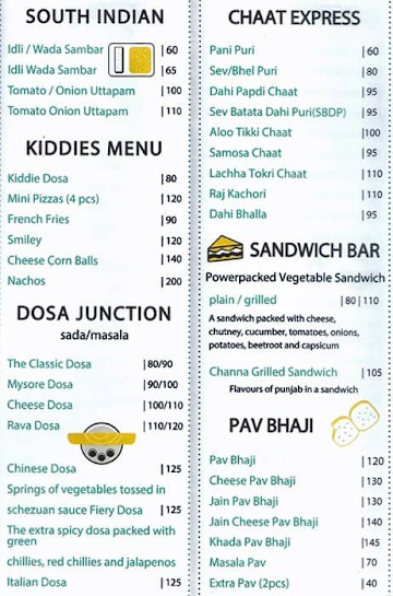 Sheetal Arch Restaurant menu 