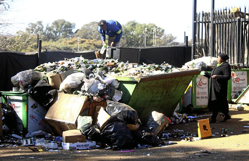 Waste-Preneurs' waste depot in Greenside faces closure after receiving an eviction notice from the City of Johannesburg. /KABELO MOKOENA