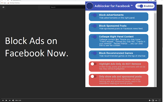 Adblocker for Facebook™