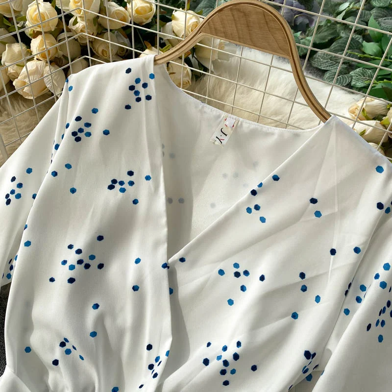 Title 6, Abito francese Goddess Fan Danya a pois
