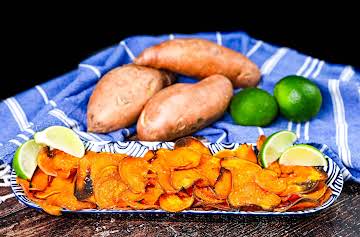 Sweet Potato Chips With a Hint Of Lime