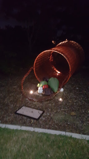 Dilly Bag and Fruit - Aboriginal Memorial Artwork