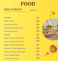 Rolls Royal menu 2