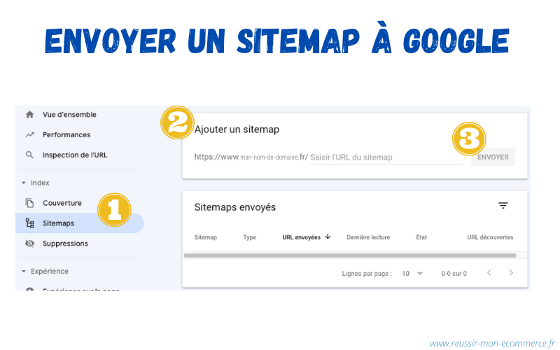 Soumettre un sitemap à Google via la Search Console