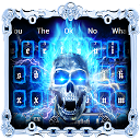 تنزيل 3D Fire Death Skull Keyboard Theme التثبيت أحدث APK تنزيل