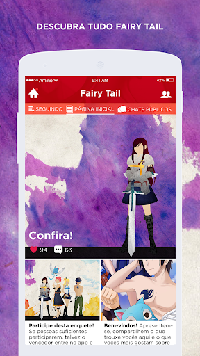 Amino para Fairy Tail em Português