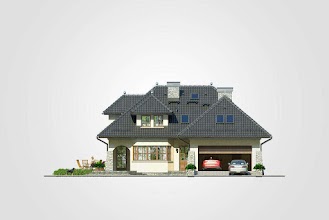 Willa Barona - Elewacja przednia