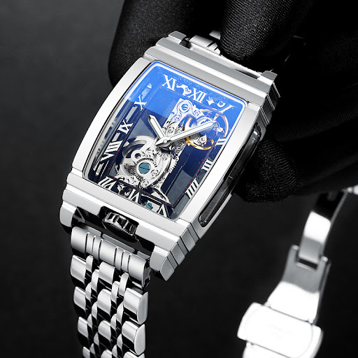 Title 5, Double Sided Hollow Mechanical Watch Wine Barre...