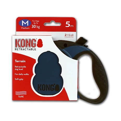 KONG Terrain Flexikoppel, M, bl, >30 kg,  lngd 5 m, 1 st