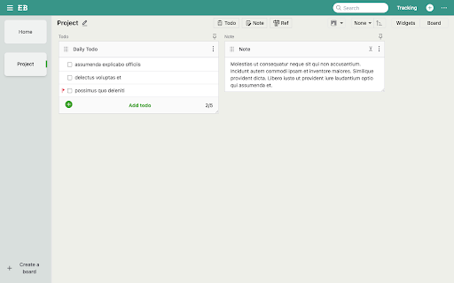 Easyboardies - quick notes and todos