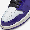 wmns air jordan 1 zoom comfort 'court purple patent'