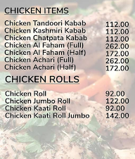 Lazeez Kabab and Rolls menu 2