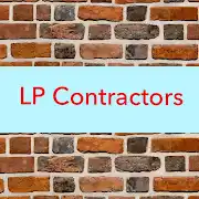 L P Contractors Building & Roofing Logo