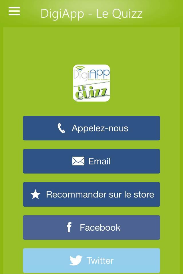 DigiApp - Le Quizz Screen 2