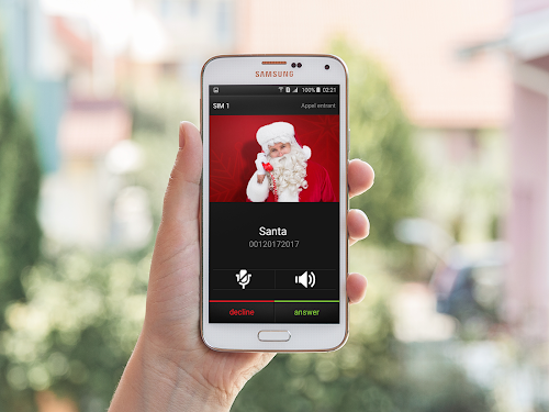 Android application Call From Santa 2017 prank screenshort