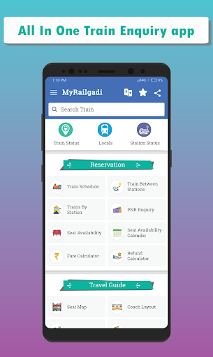  Updated Railway Enquiry Train Running Status NTES App For PC Mac 