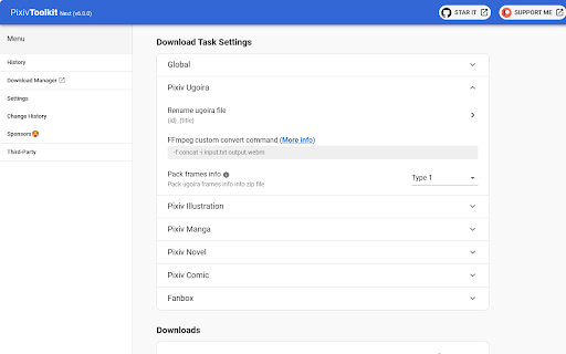Pixiv Toolkit Next Preview 3