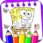 Cover Image of ダウンロード coloring sponge fish 1.0.1 APK