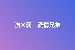 強×弱　愛情兄弟