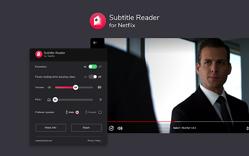 Subtitle Reader for Netflix