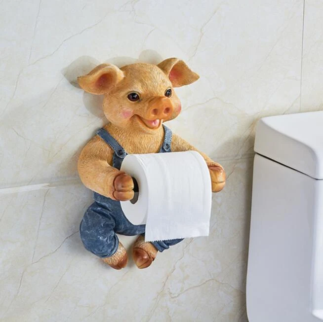 Hängender Toilettenpapierhalter für platzsparendes Badezimmer. Einfache Montage, modernes Design. Optimale Lösung für Ordnung und Komfort.
