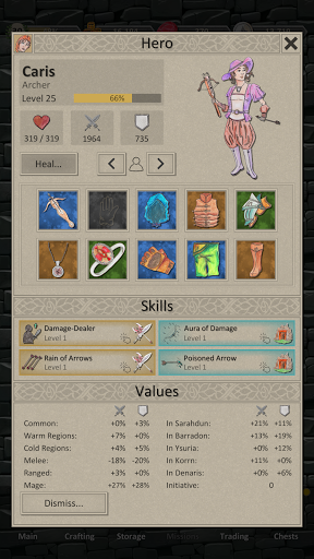 Screenshot Heroes and Merchants RPG