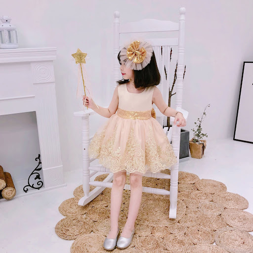 Title 7, Baby Girl Skirt Flower Heavy Industry Wedding D...