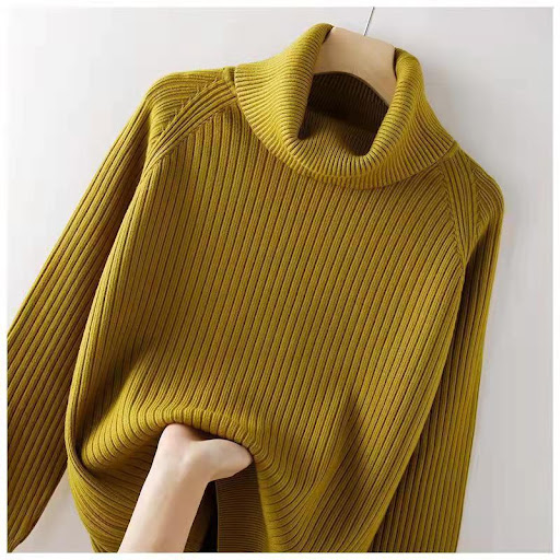 Title 1, Turtleneck Bottoming Shirt Oversized Knit Sweater