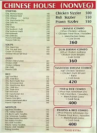 Chinese House menu 2