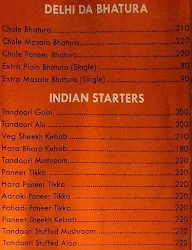 Only Parathas menu 2