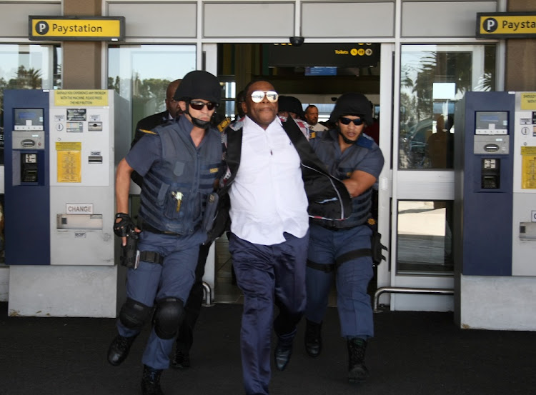 Timothy Omotoso being arrested this week and taken to jail.