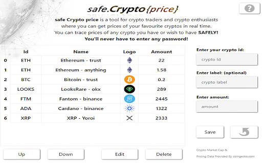 safe.Crypto{price}