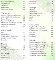 The Gongura Palace menu 2