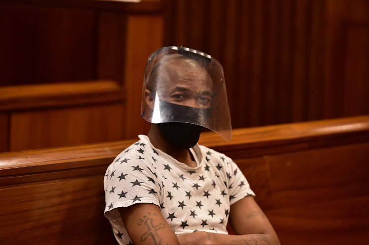 Rape accused Thembinkosi Ngcolomba at a previous appearance in the Port Elizabeth High Court