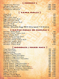 Punjab junction menu 2