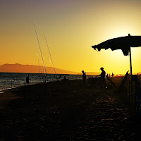 Ultima spiaggia al tramonto di 