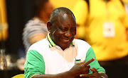 Cyril Ramaphosa smiles moments before he was announced as the new ANC president during the 54th ANC National Elective Conference held at Nasrec on 18 December 2017.