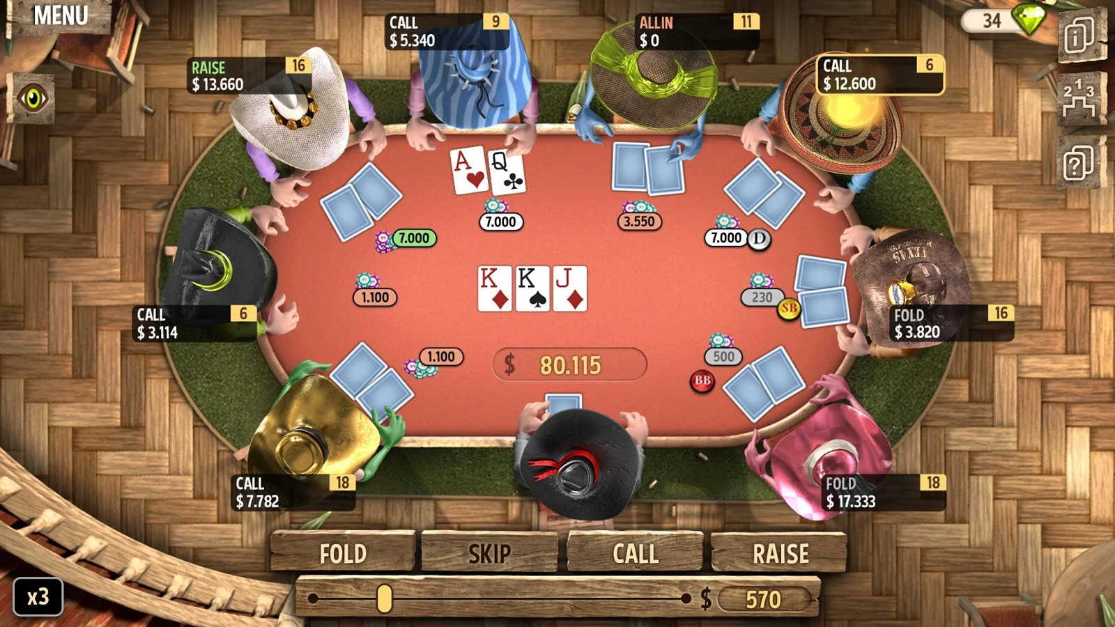   Governor of Poker 2 Premium- หน้าจอ 