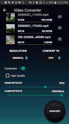 Video Converter & Compressor (MP4, AVI, MOV, MKV)