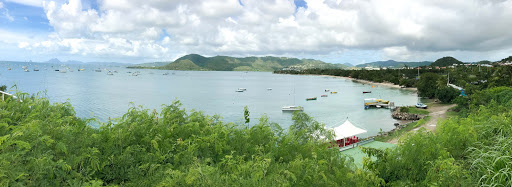 Scenic Le Marin Harbour in Martinique. 