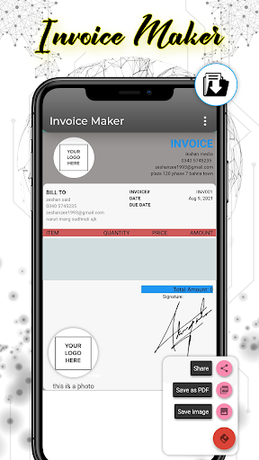 Invoice Maker, Estimate maker