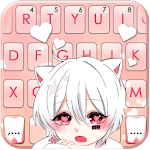 Cover Image of ダウンロード Cute Cat Boy Keyboard Theme 1.0 APK