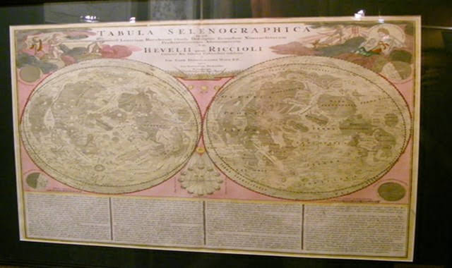 MAP OF THE MOON AT OLD MAPS MUSEUM BUCHAREST